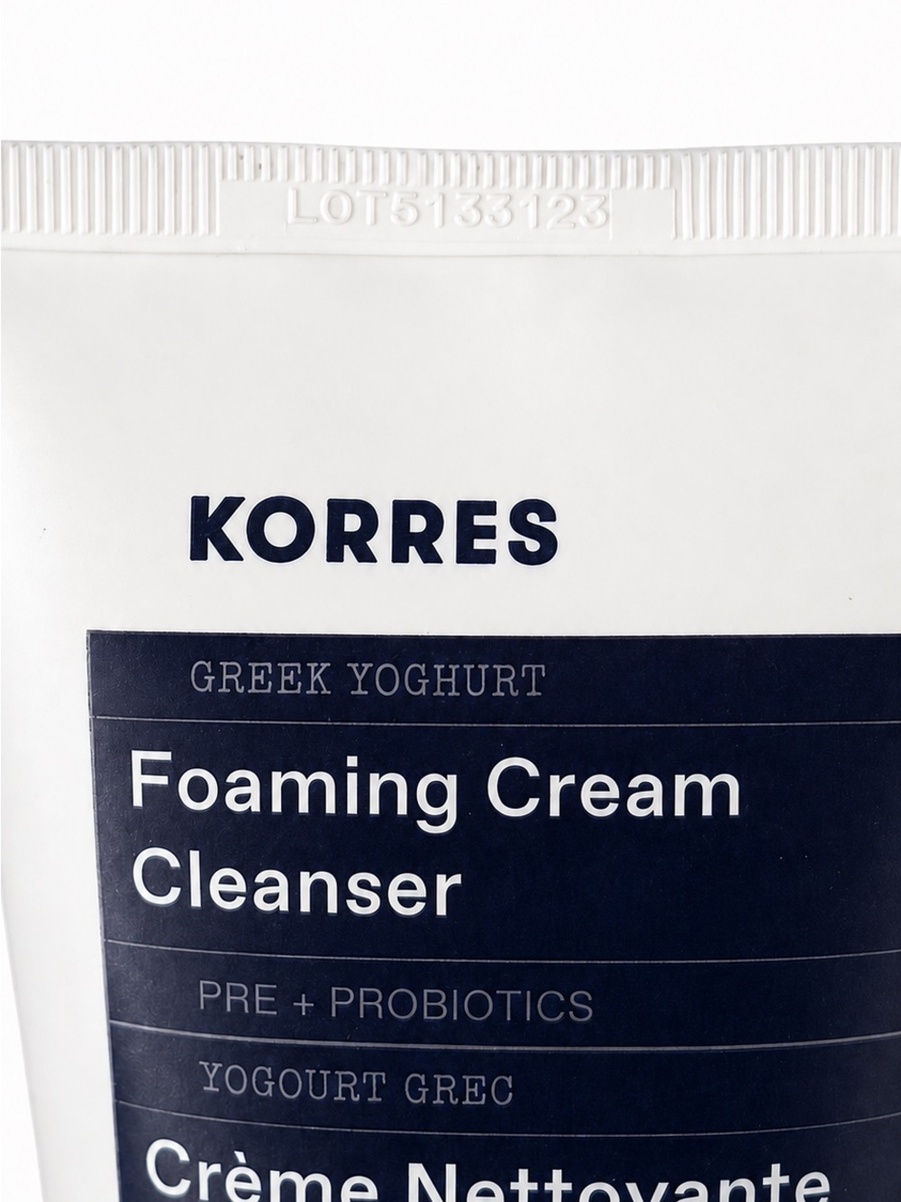 Korres Greek Yoghurt Foaming Cream Cleanser 5.07 oz / 150 mL – Pre + Probiotics - Picture 3 of 7